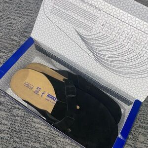 Birkenstock Black Slip-On Sandals